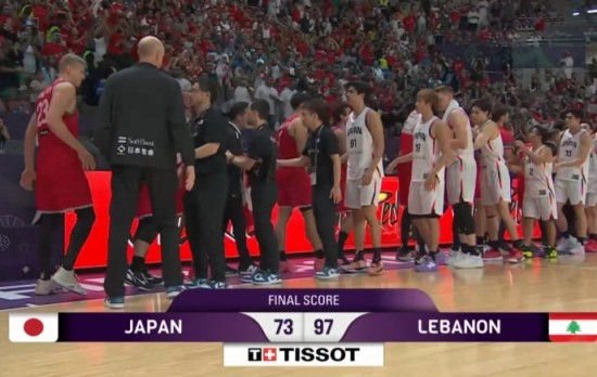 行云流水 挺进八强！黎巴嫩28记助攻轻取日本下场对阵新西兰！