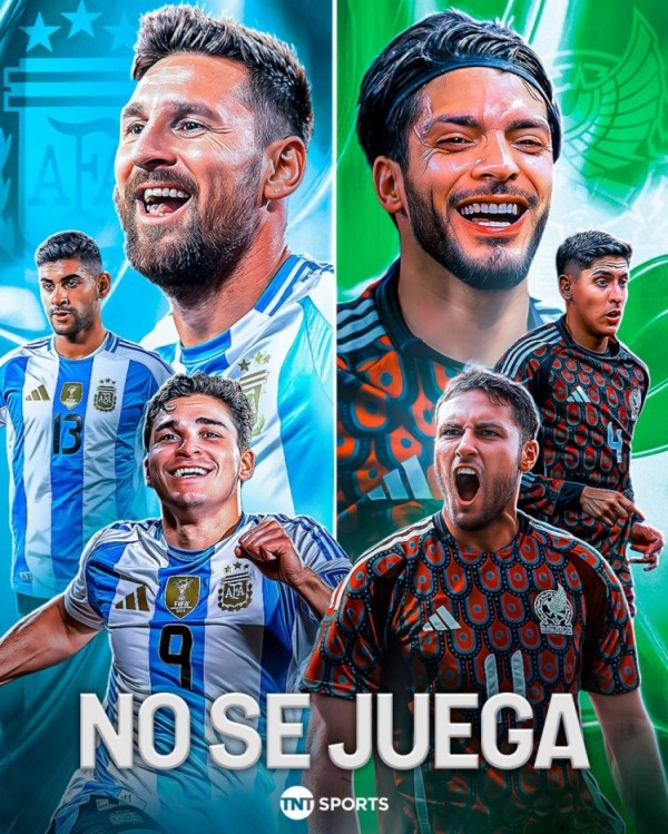 TNT：阿根廷不会在美国的友谊赛中对阵墨西哥
